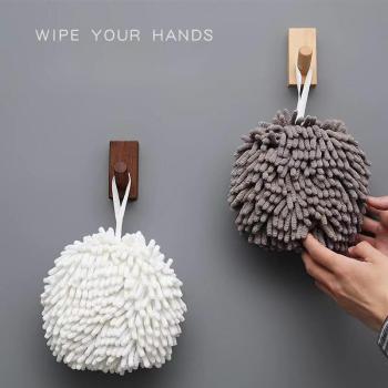 Großhandel B2B Aufhängbares Chenille-Handtuch Badezimmer
